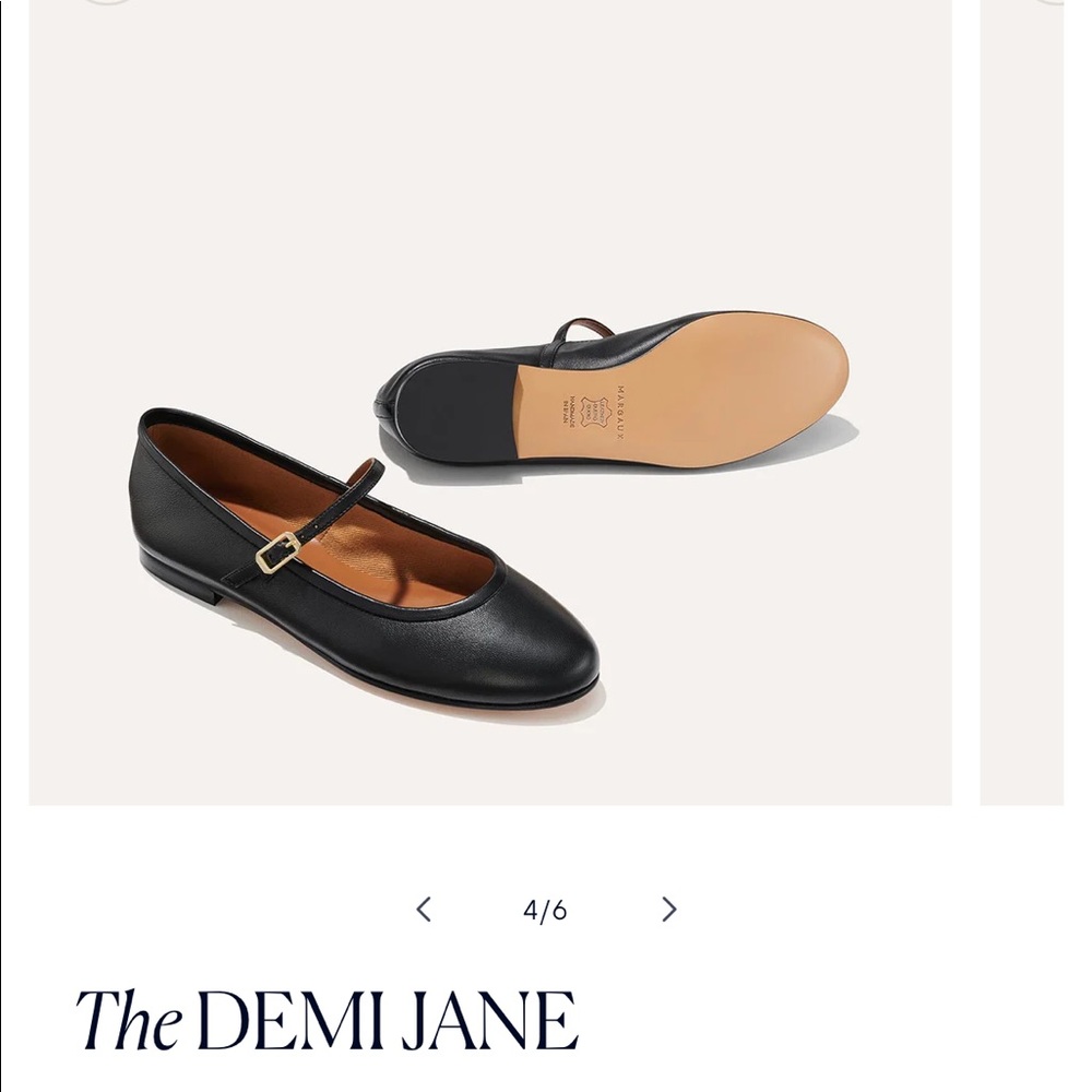 Margaux Demi Jane Flats size 39.5W